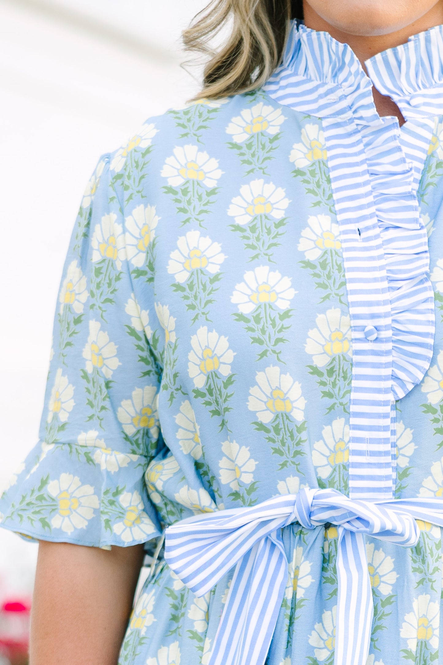 Vestido Reservado Para Ti, Floral Azul