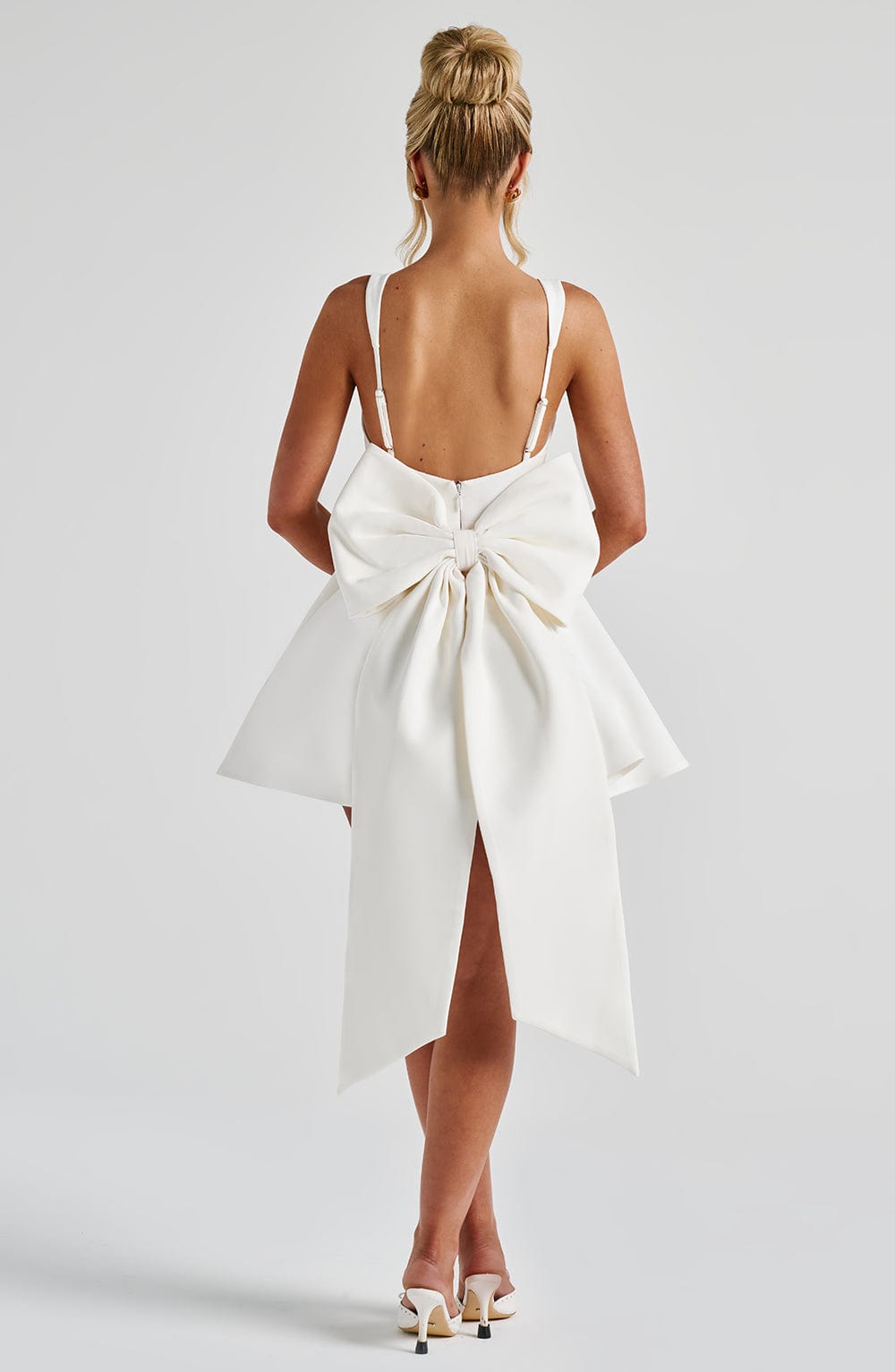 Mini sukienka Rue - Kość słoniowa