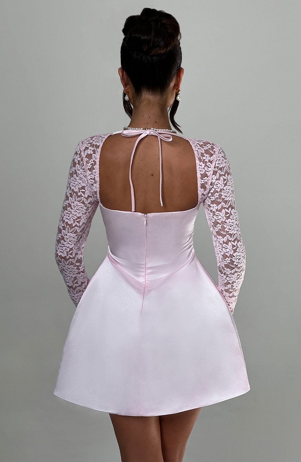 Mini sukienka Sadie - Pastelowy róż