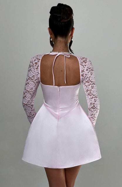 Mini sukienka Sadie - Pastelowy róż