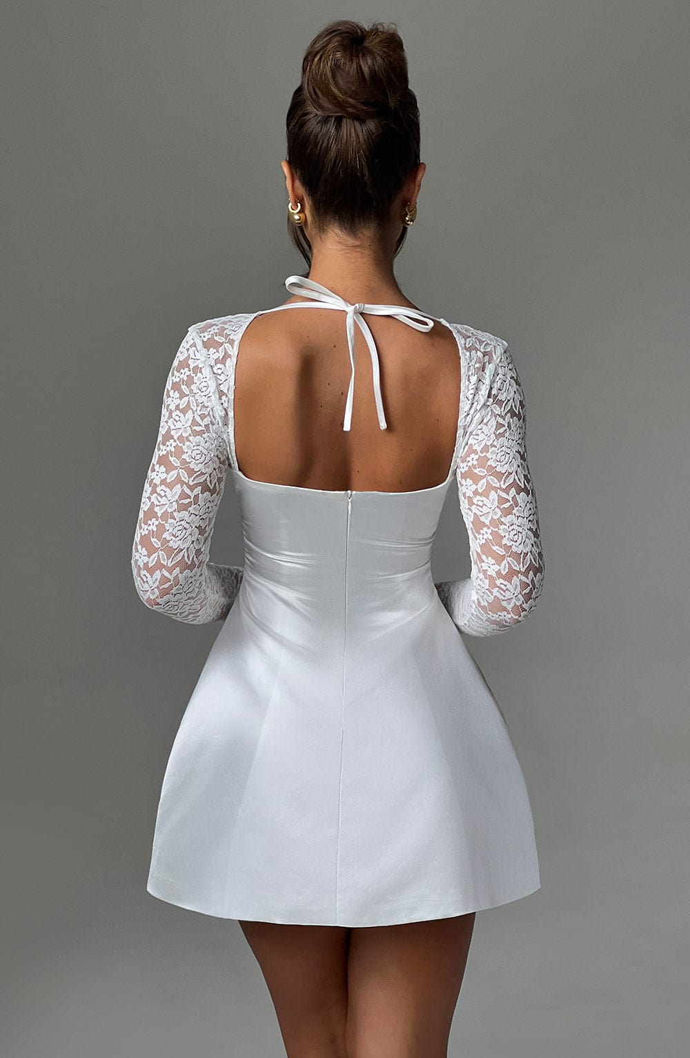 Sukienka Mini Sadie - Perłowa