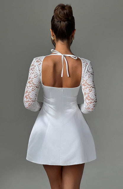 Sukienka Mini Sadie - Perłowa