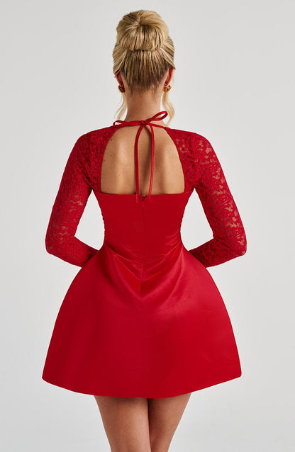 Mini sukienka Sadie - Czerwona