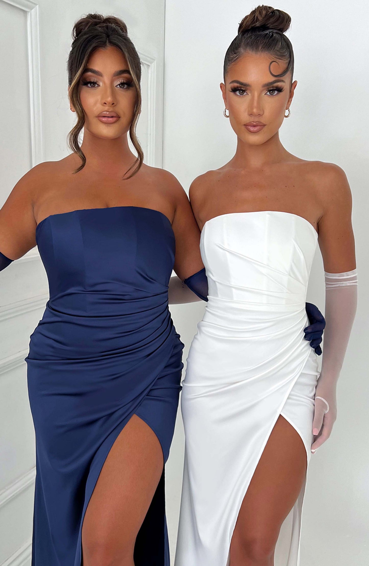 Sukienka maxi Safiya - Kość słoniowa