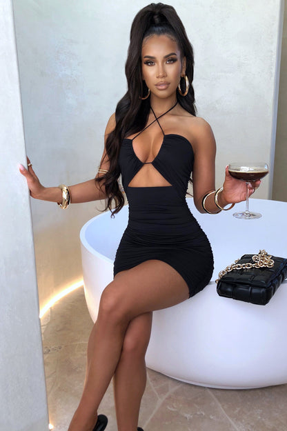 Mini sukienka Sara - Czarna