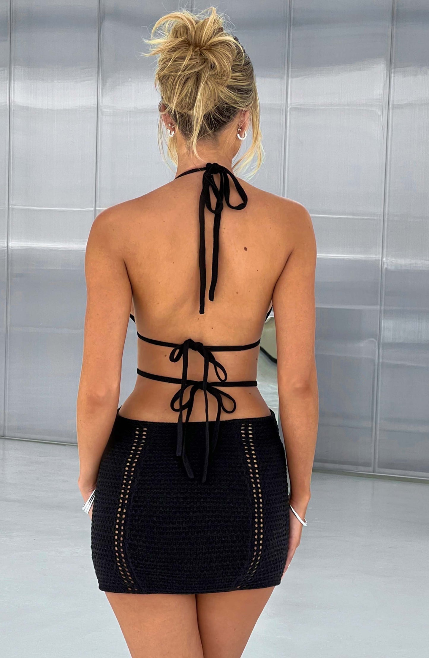 Mini sukienka Selena - Czarna