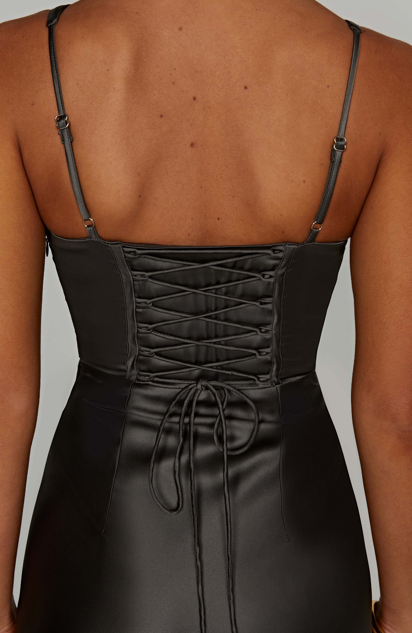 Długi sukienka Maxi Shae - Grafitowy