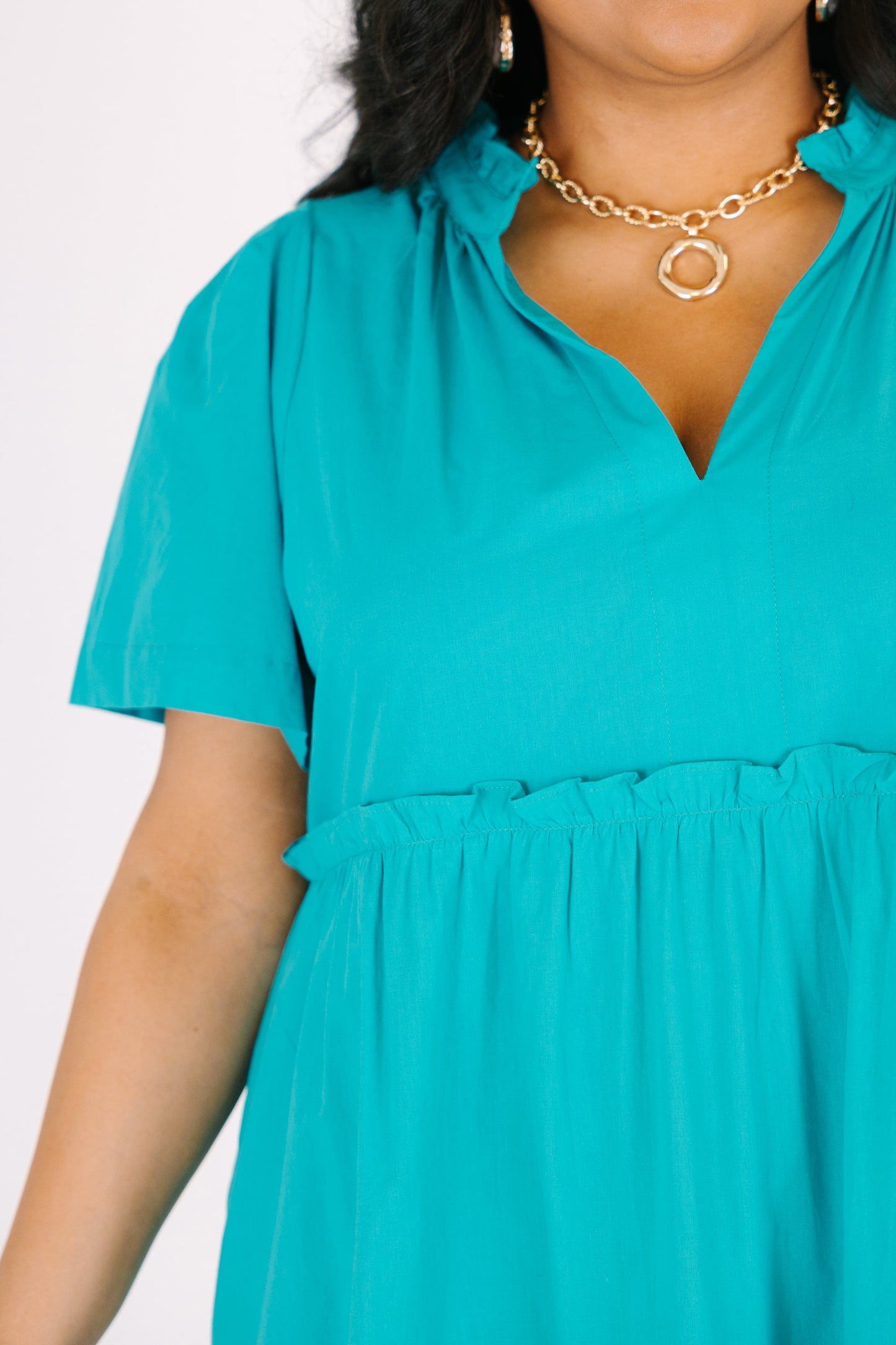 Vestido Straight Shot, Teal