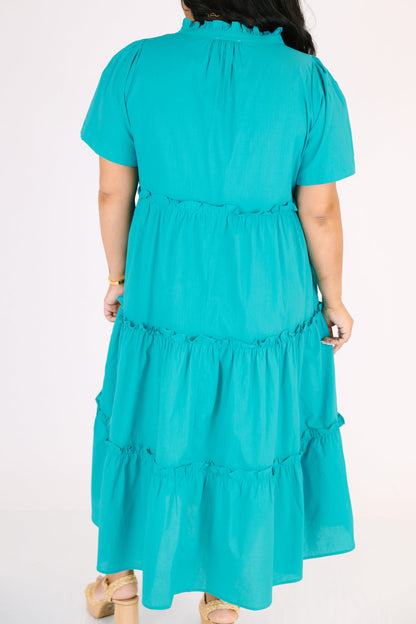 Vestido Straight Shot, Teal