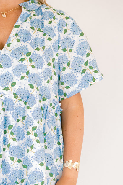 Vestido Straight Shot, Azul Hortensia