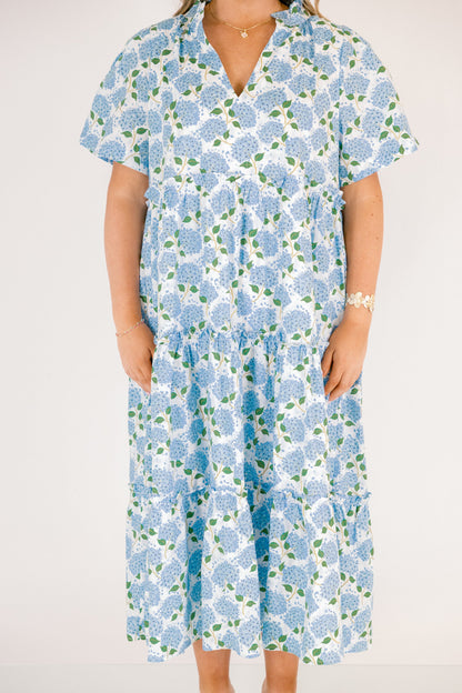 Vestido Straight Shot, Azul Hortensia