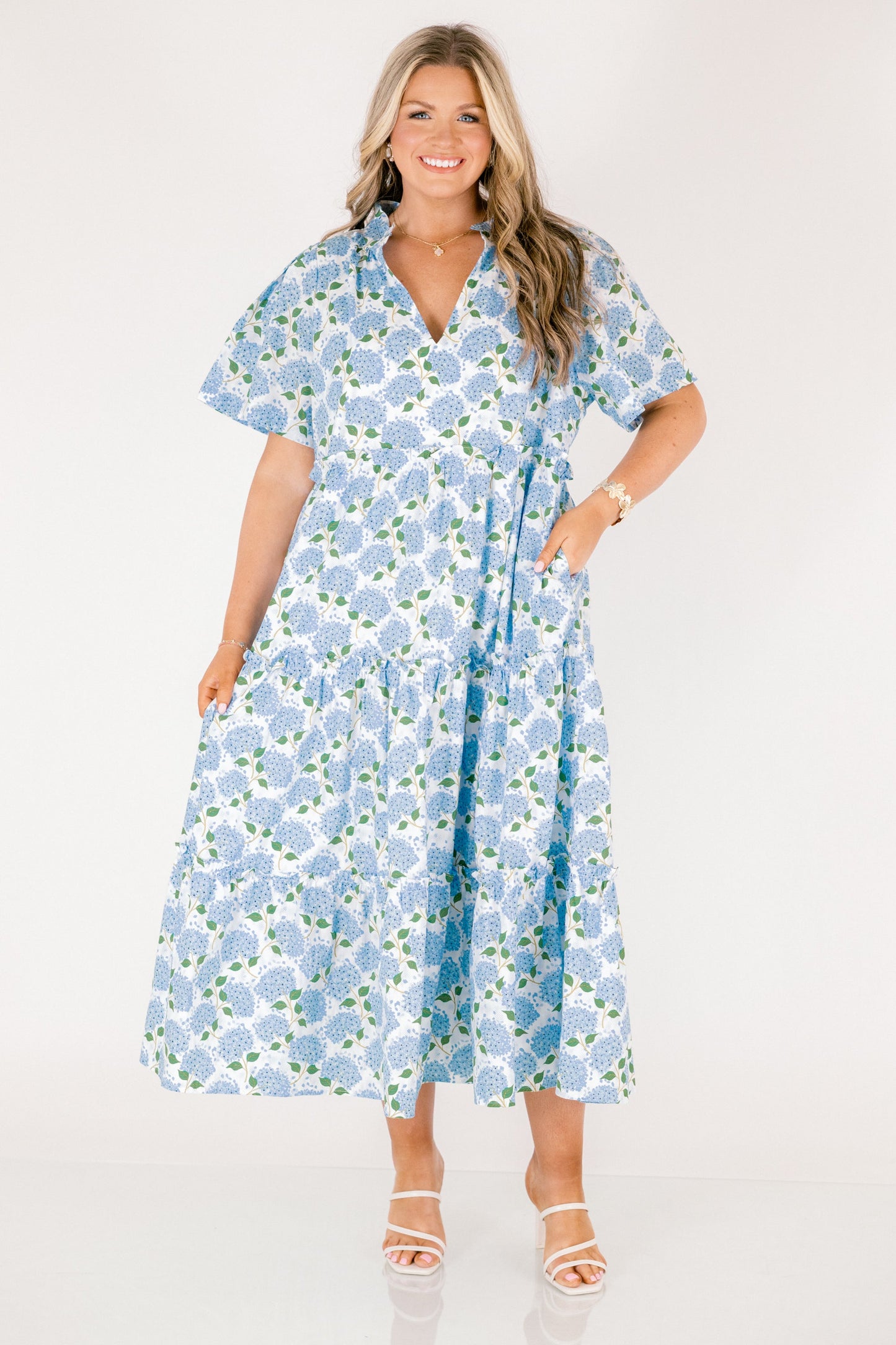 Vestido Straight Shot, Azul Hortensia