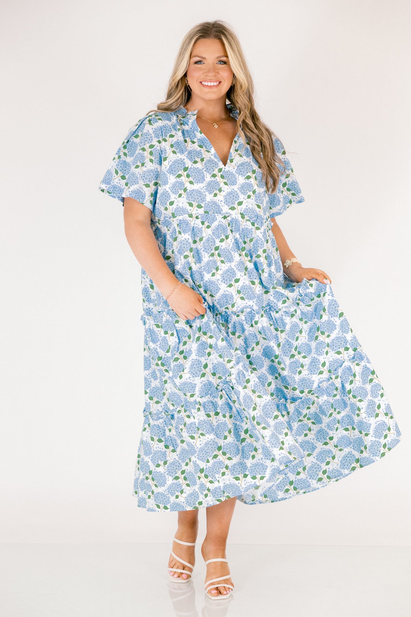 Vestido Straight Shot, Azul Hortensia