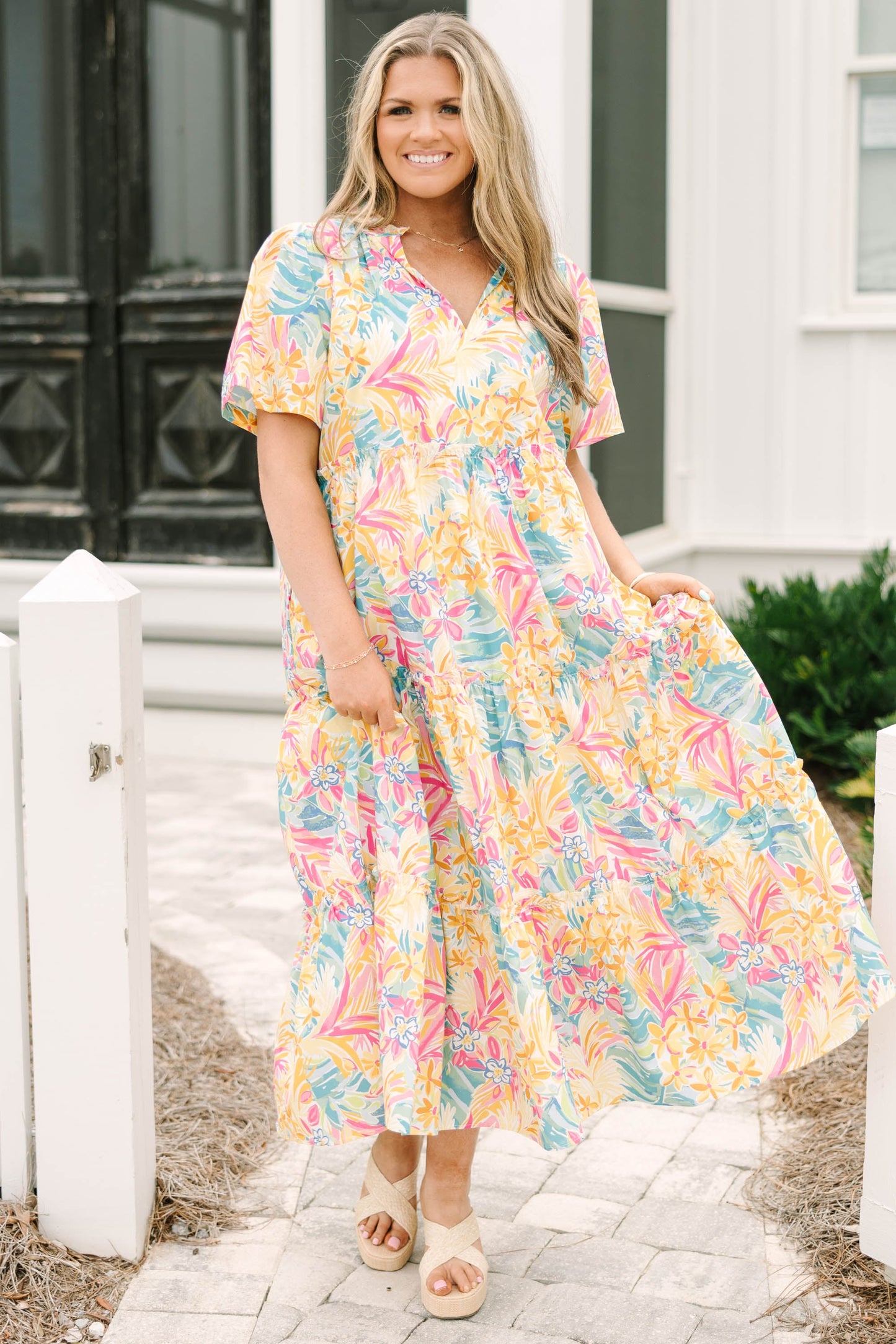 Vestido Straight Shot, Amarillo