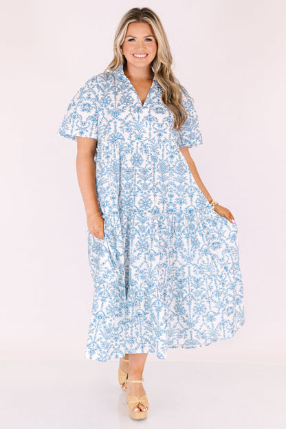 Vestido Straight Shot, Cerúleo