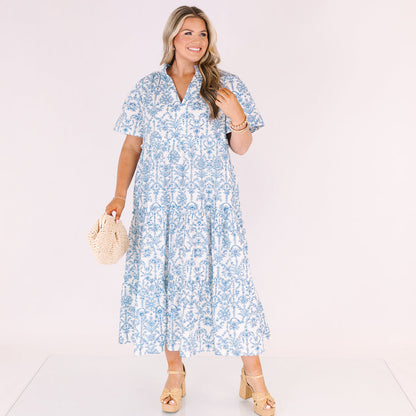 Vestido Straight Shot, Cerúleo