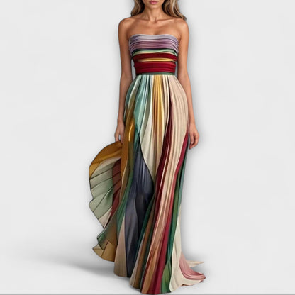 Liva™ - Vestido largo de tela de alta calidad