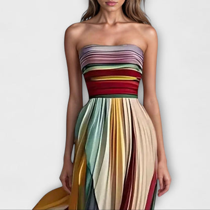 Liva™ - Vestido largo de tela de alta calidad