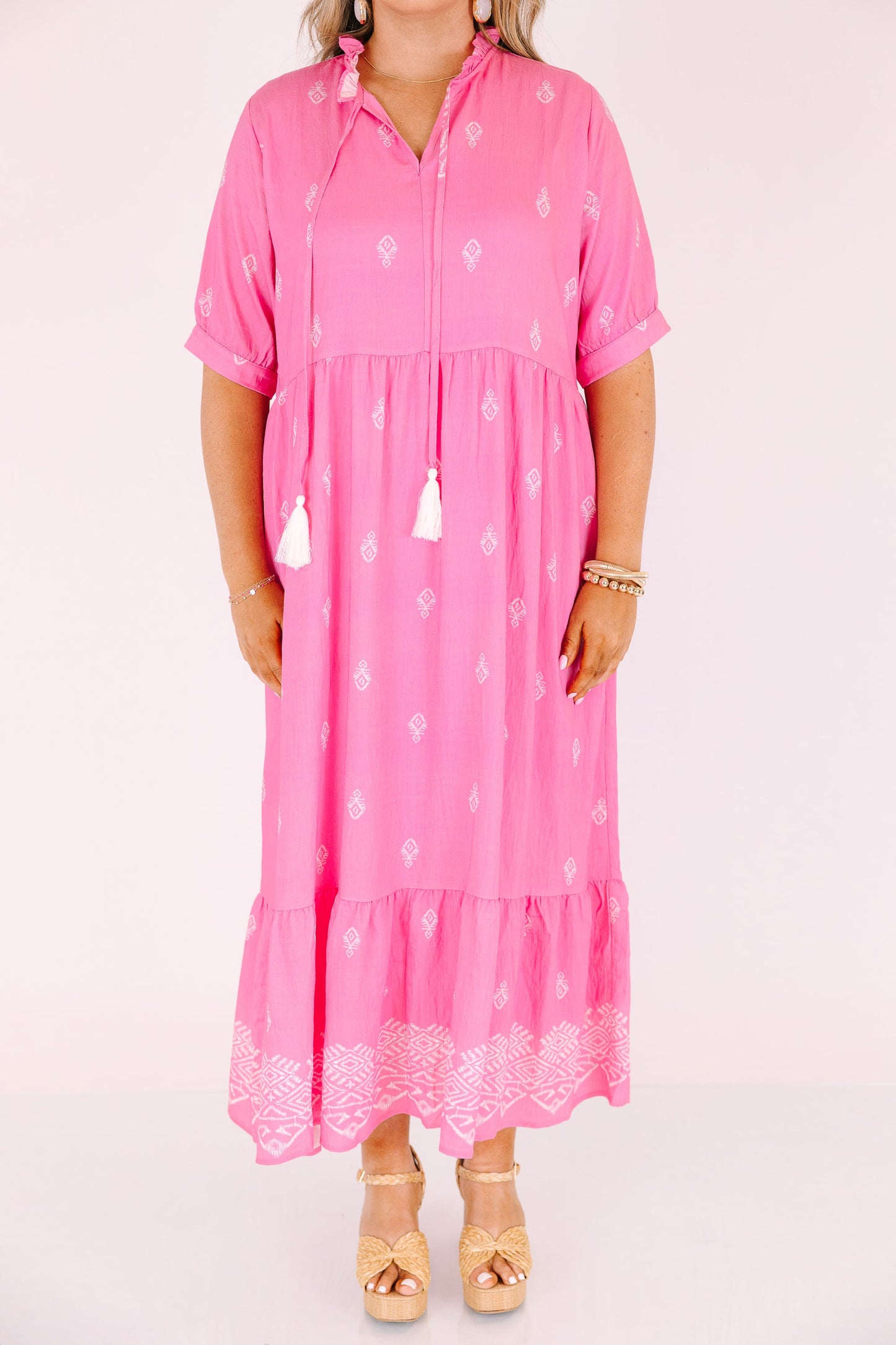 Vestido Dulce Como Puede Ser, Rosa Fucsia