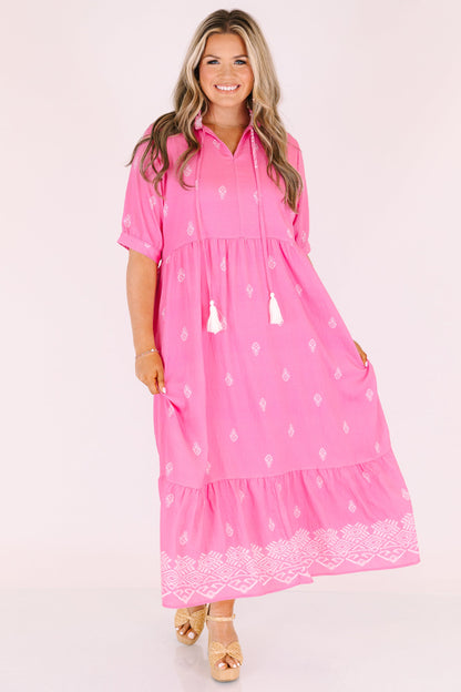 Vestido Dulce Como Puede Ser, Rosa Fucsia