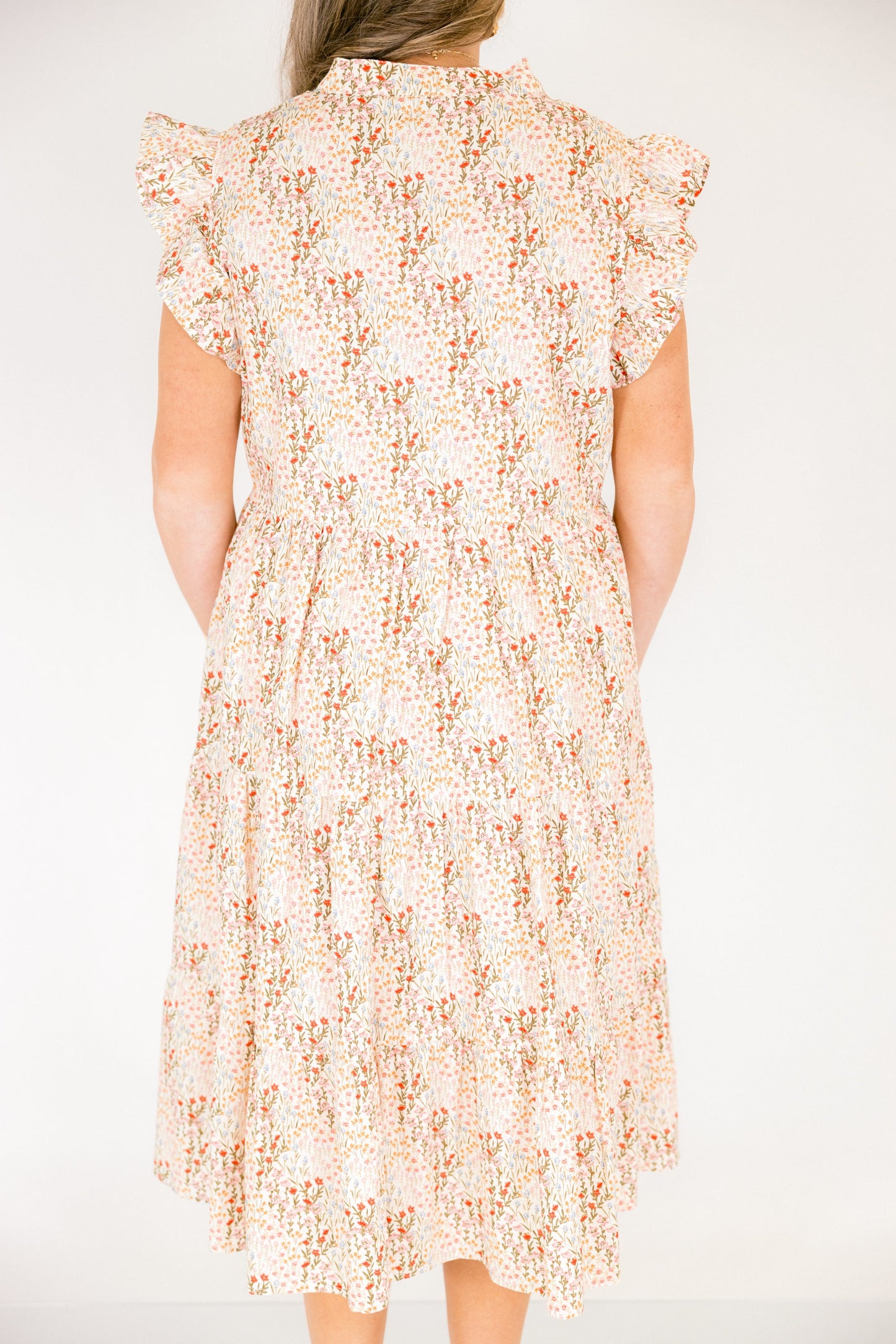 Vestido Dulce Naturaleza, Crema