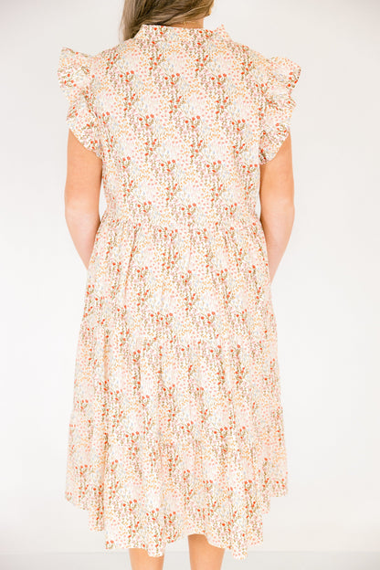 Vestido Dulce Naturaleza, Crema