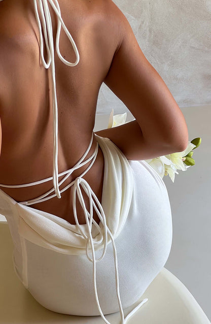 Sukienka Maxi Talisa - Perłowa