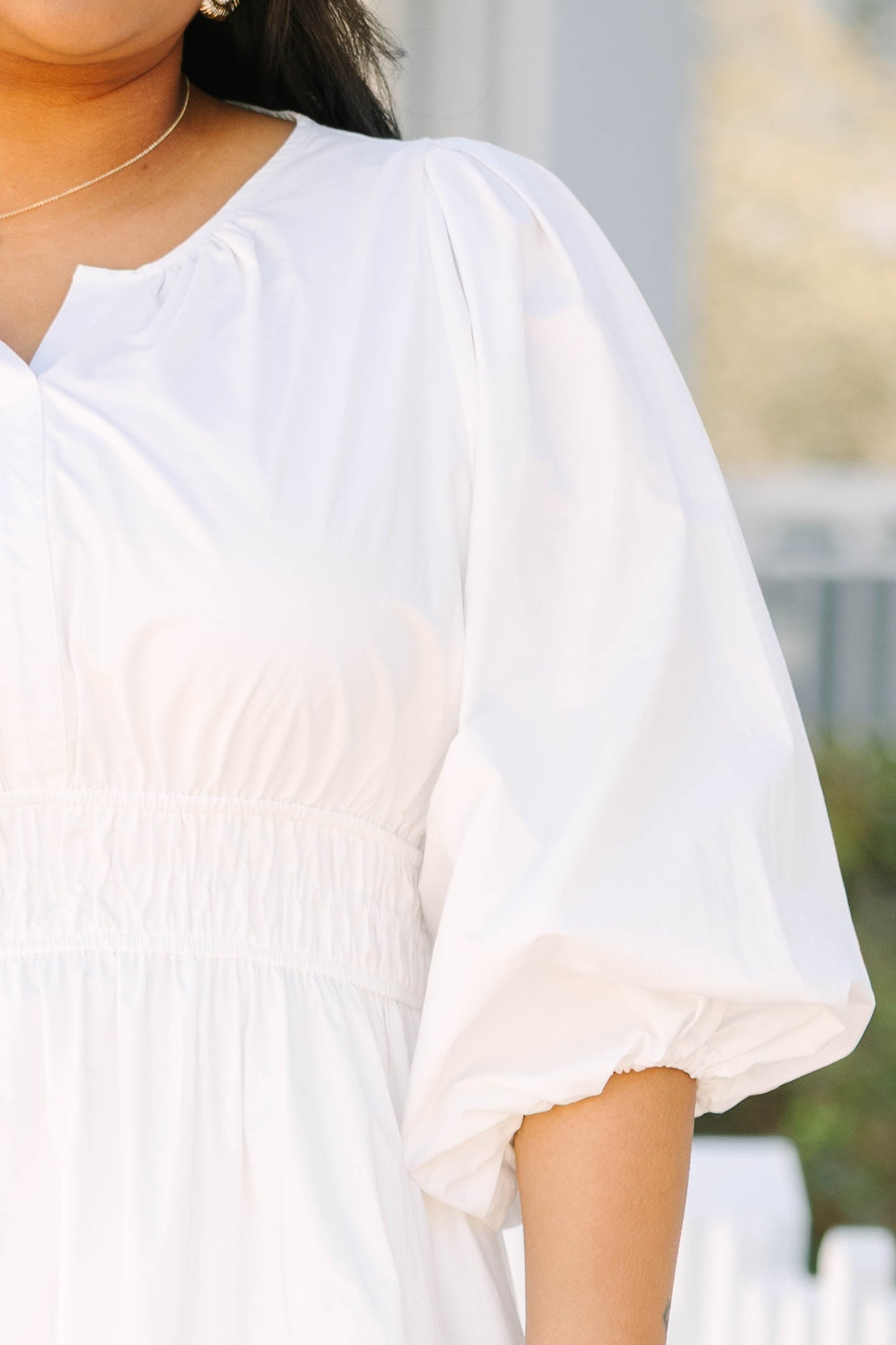 El Vestido Elección Clara, Blanco