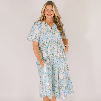 El vestido "Mañana Vendrá", Azul