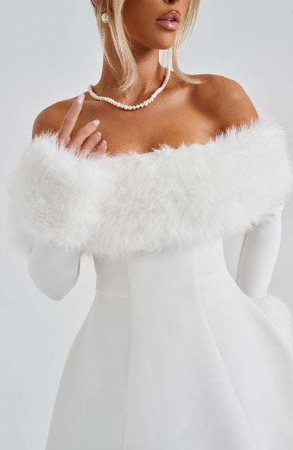 Mini Sukienka Villanelle - Kość słoniowa