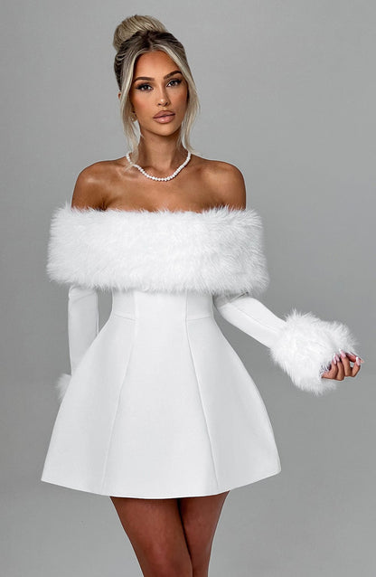 Mini Sukienka Villanelle - Kość słoniowa