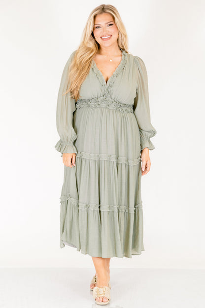 Vestido Vivid Palms, Salvia