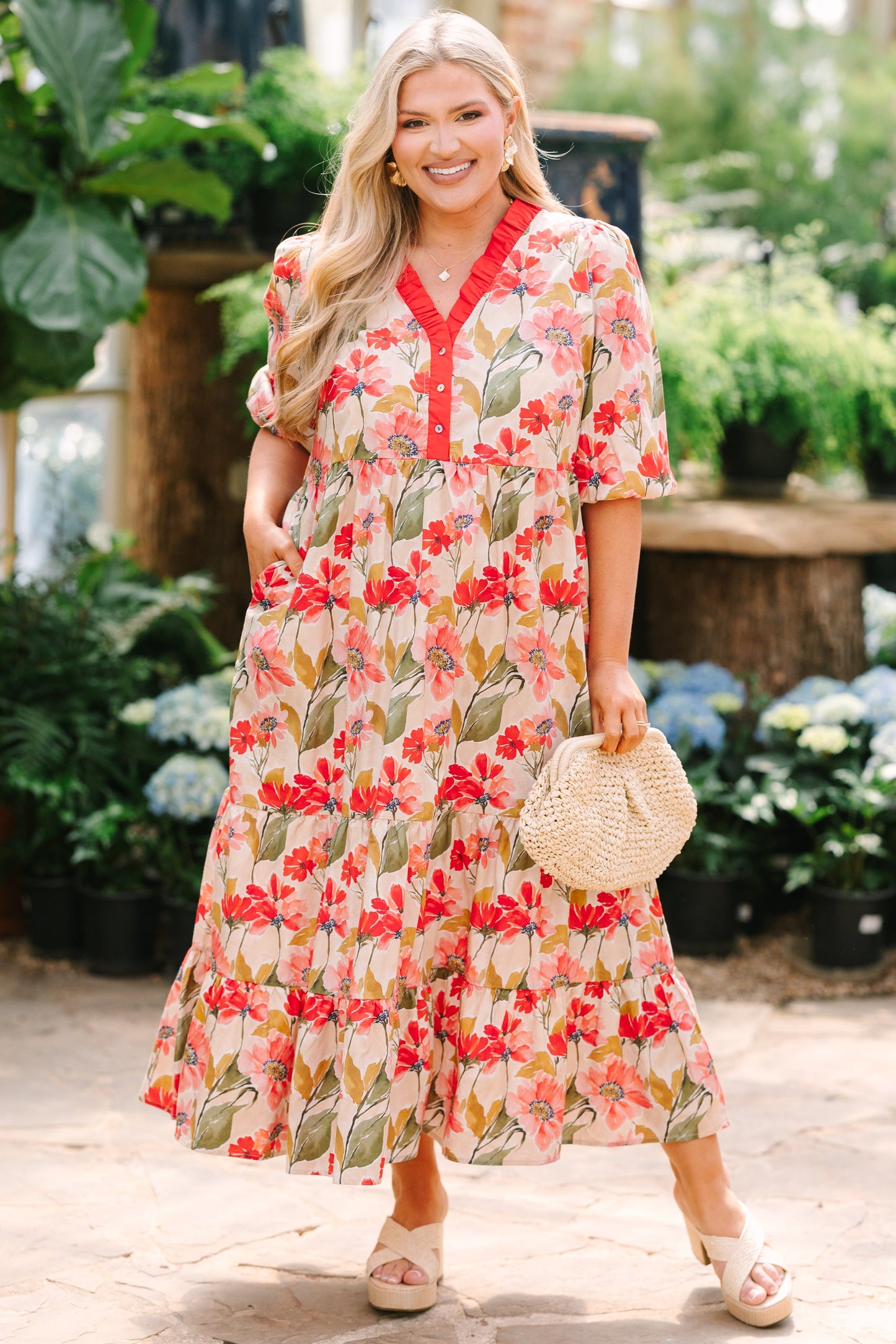 Vestido Bien Definido, Fucsia