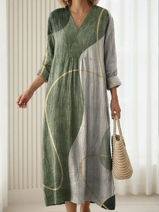 Maëlys | Vestido Impreso Minimalista
