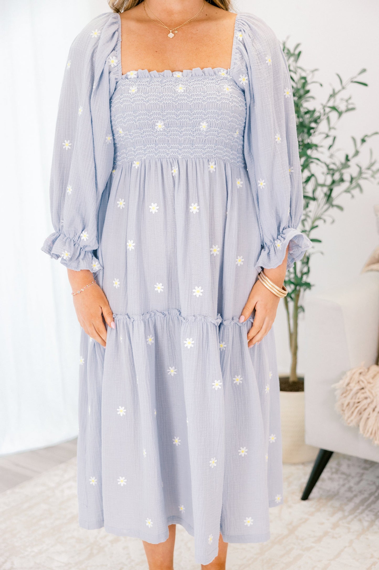 Vestido Maravilla de Flores Silvestres, Aciano