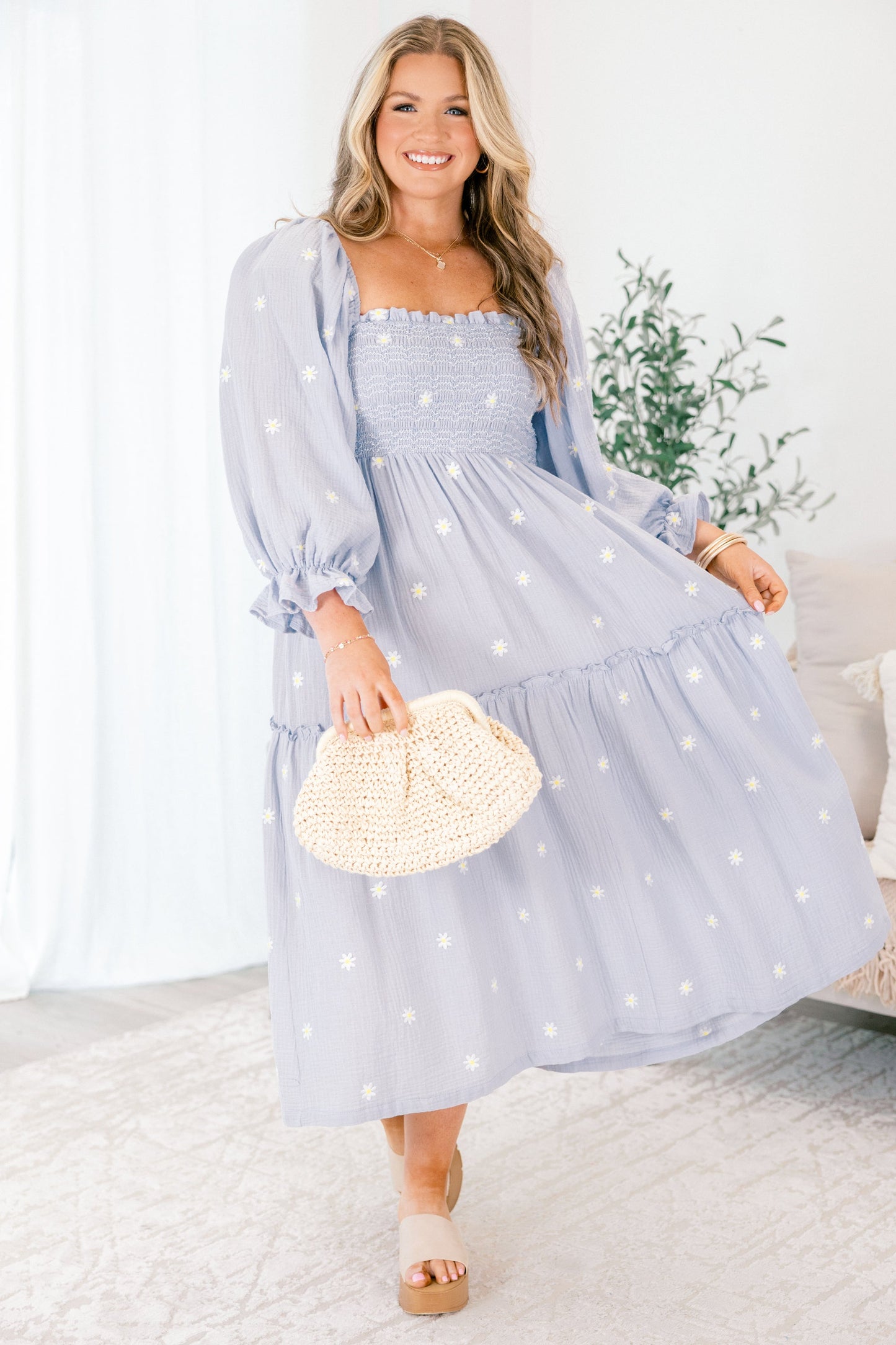 Vestido Maravilla de Flores Silvestres, Aciano