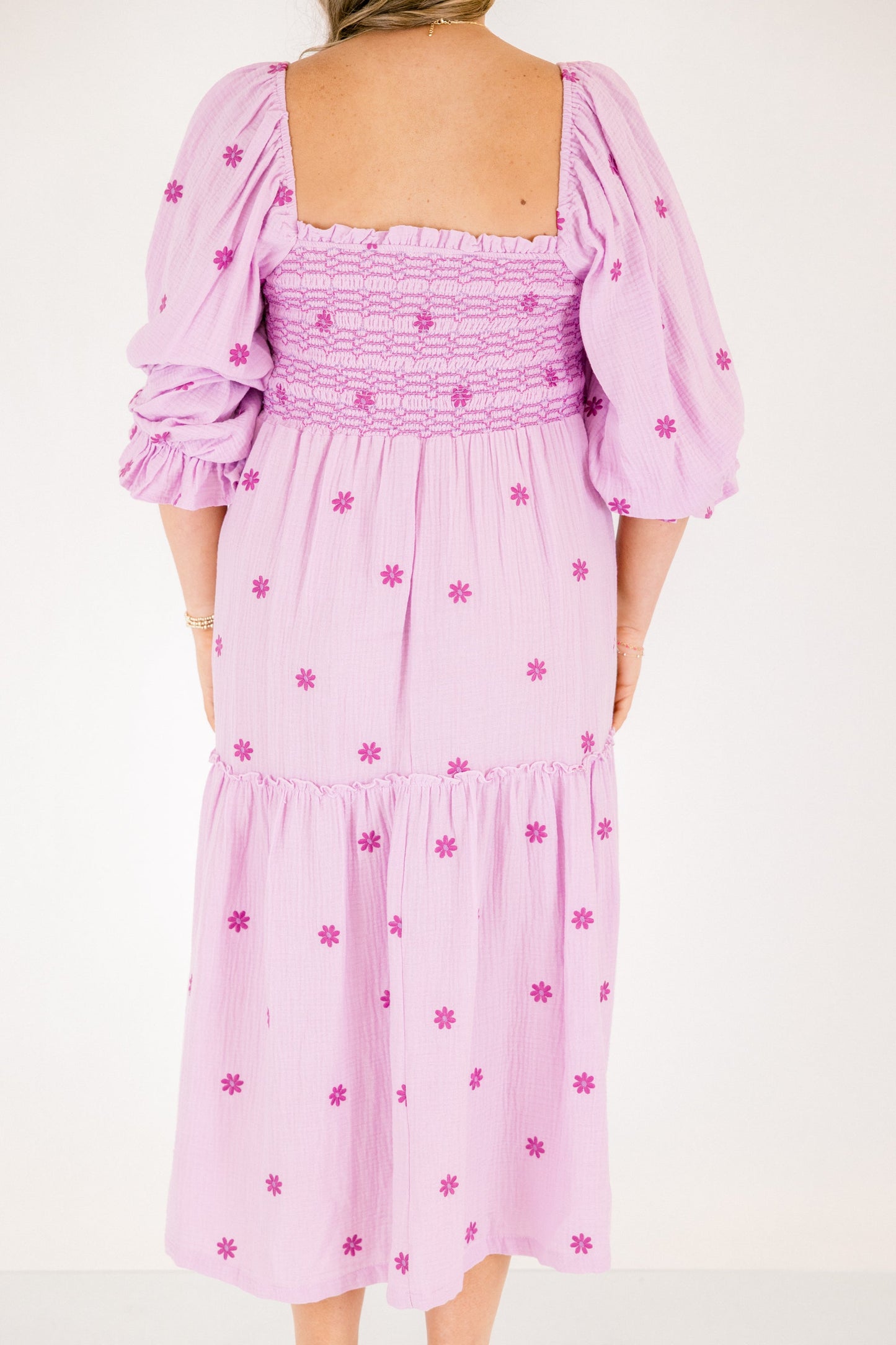 Vestido Maravilla de Flores Silvestres, Lila
