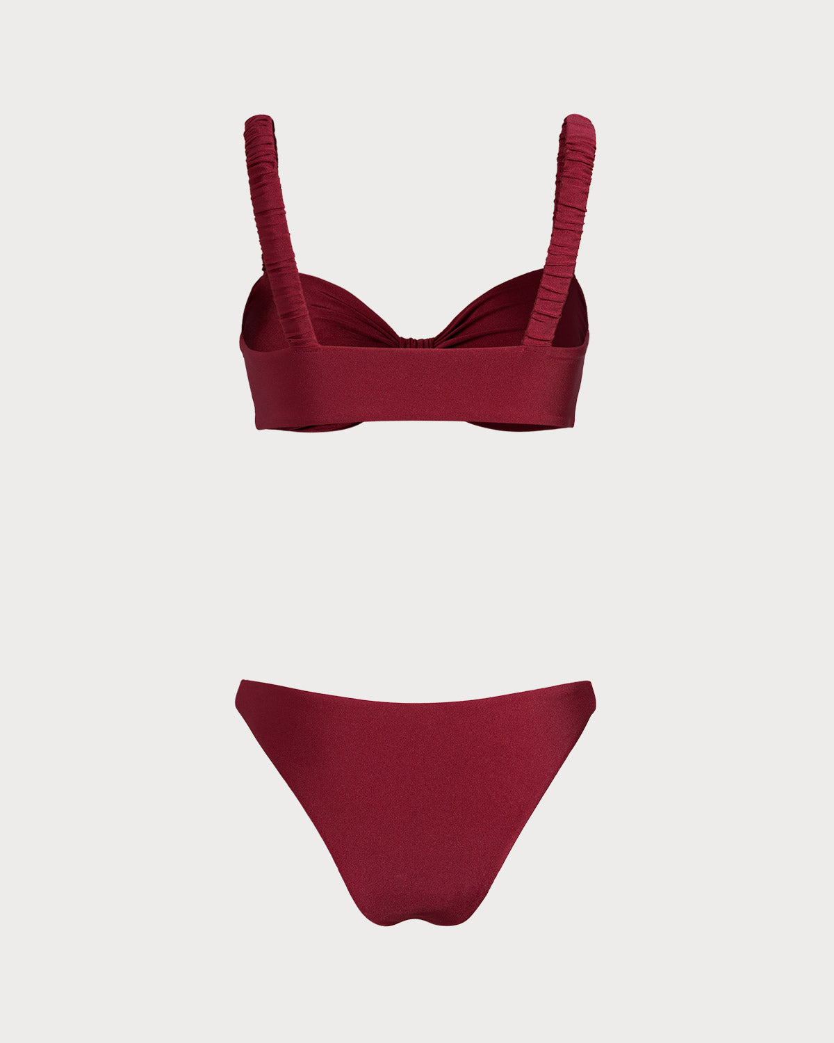 Conjuntos de Bikini Bralette Rojos