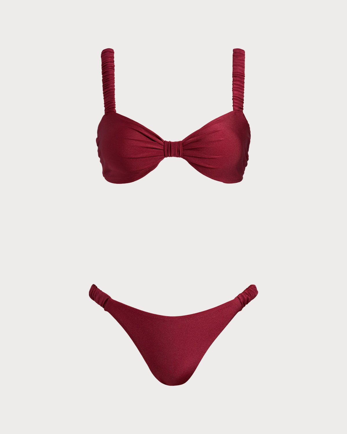 Conjuntos de Bikini Bralette Rojos