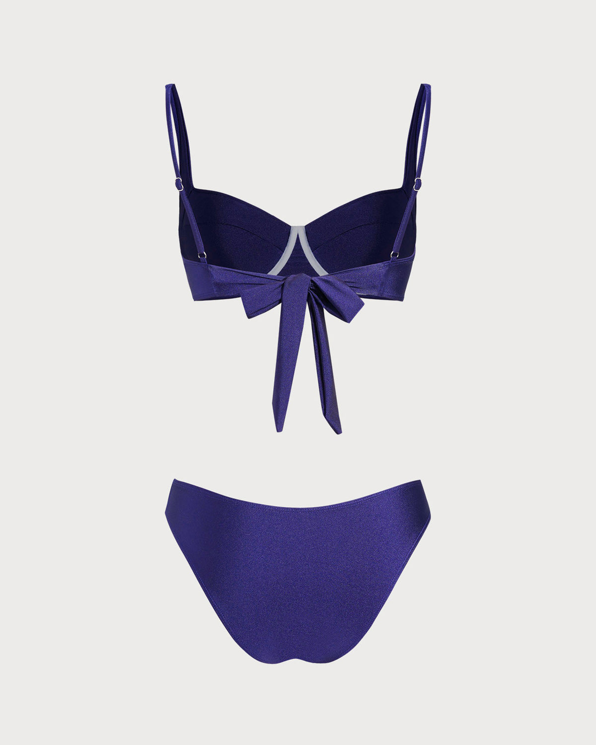 Conjuntos de Bikini con Aros en Cuello Corazón Marinos
