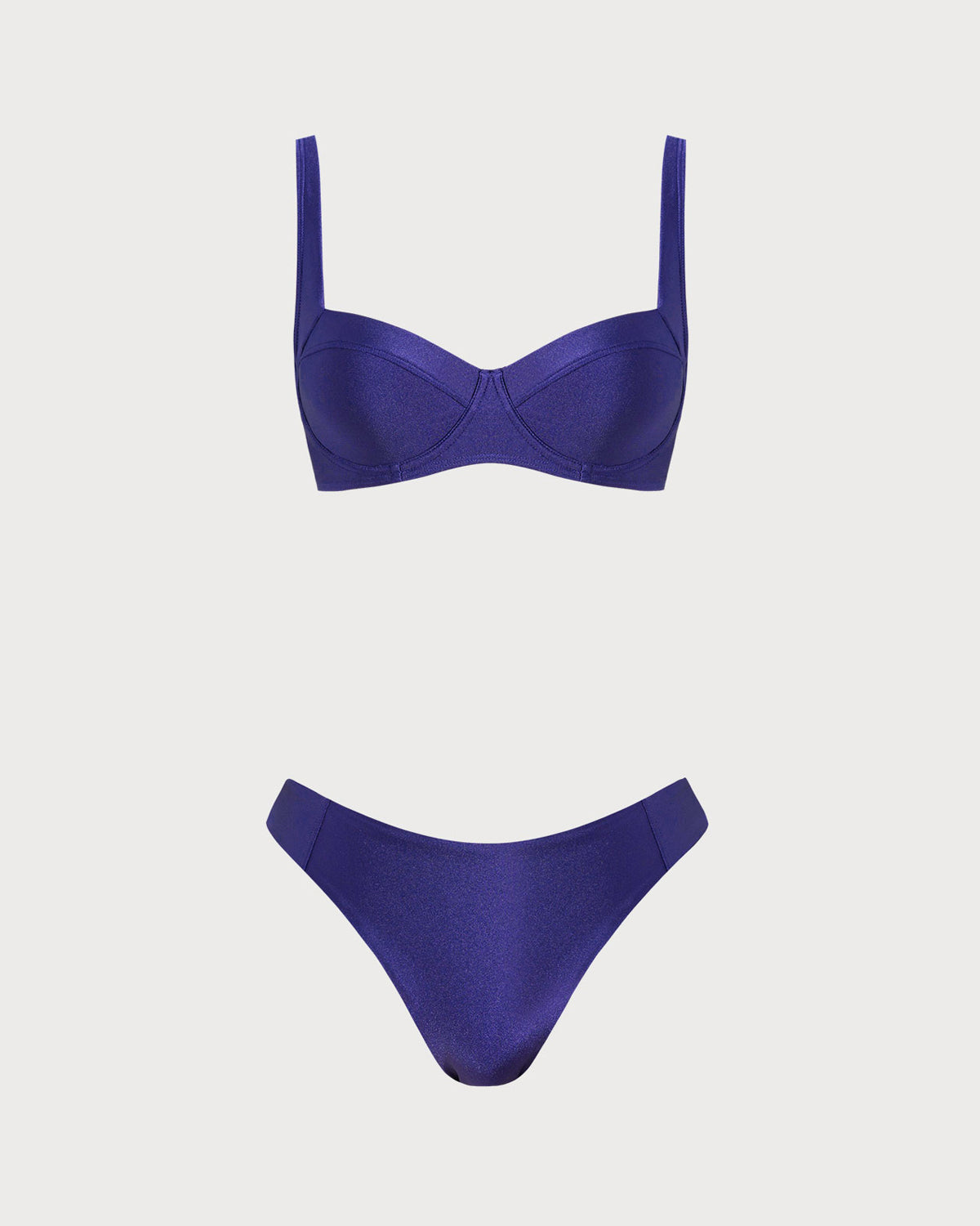 Conjuntos de Bikini con Aros en Cuello Corazón Marinos