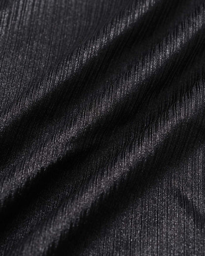 Bralette de Una Pieza Negro Sólido con O-Ring
