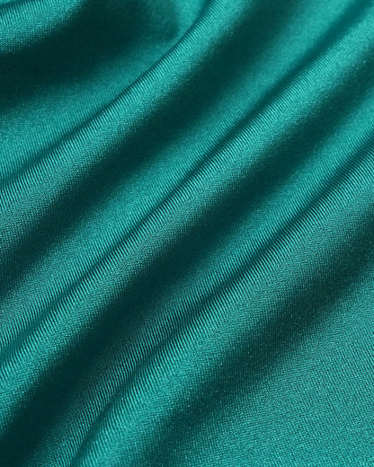 Conjunto de Bikini Triángulo Verde con Halter