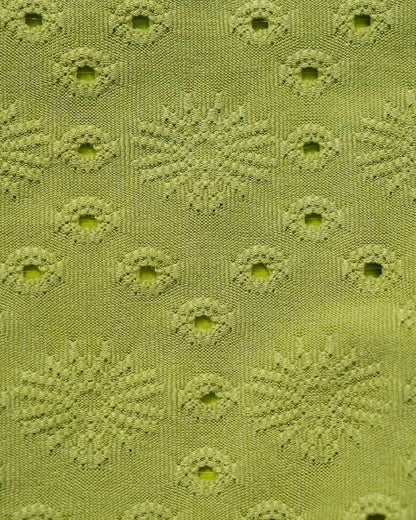 Conjunto de Bikini Triangular Texturizado Verde