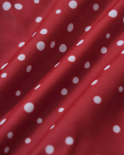 Conjunto de Bikini Rojo con Lunares