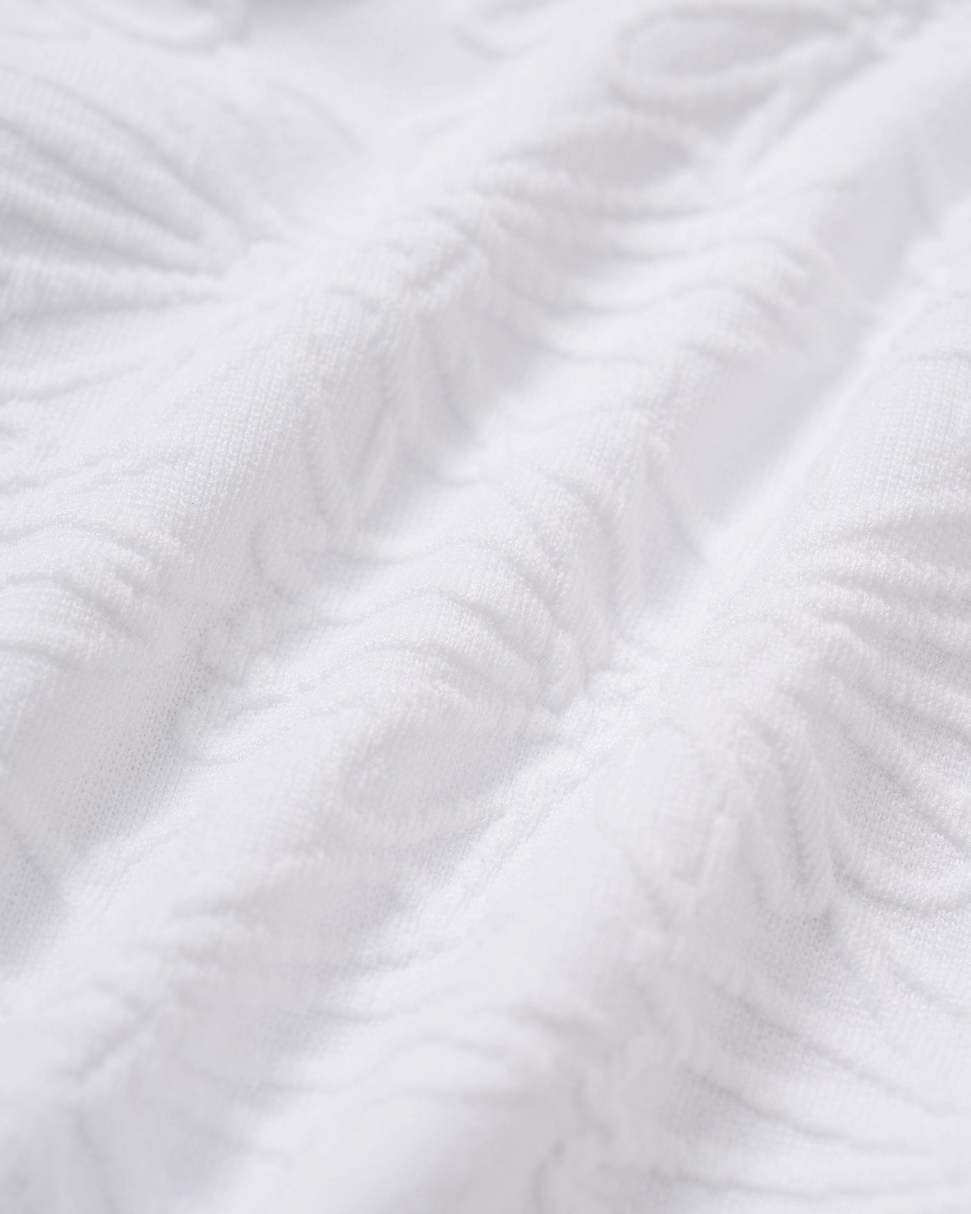 Conjunto de Bikini Triángulo Halter Texturizado Blanco