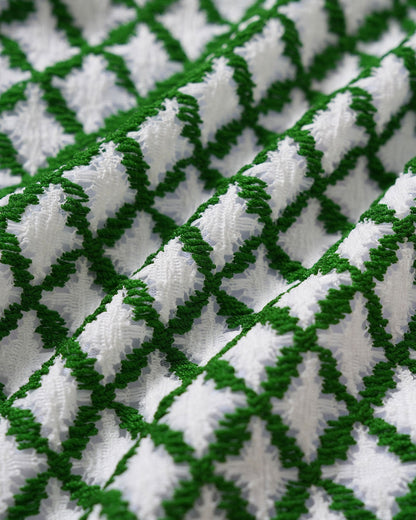Conjunto de Bikini Triangular a Rayas Verdes