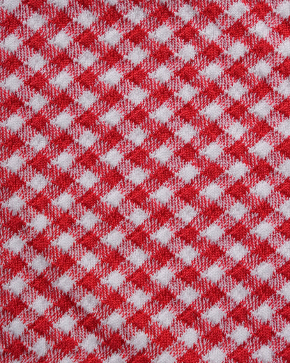 Conjunto de Bikini Triángulo a Cuadros Rojos