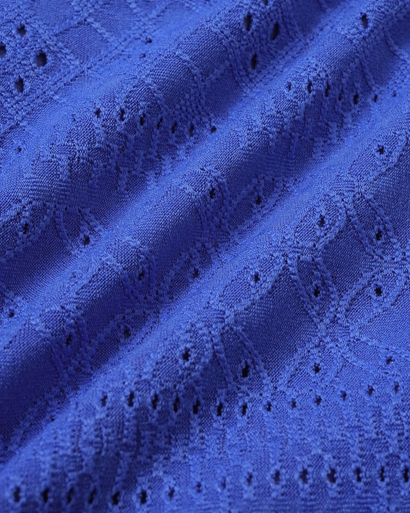 Conjunto de Bikini con Aro y Cordón Texturizado Azul