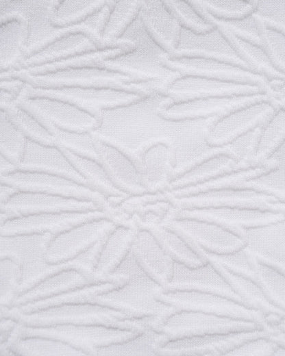 Conjunto de Bikini Triángulo Halter Texturizado Blanco